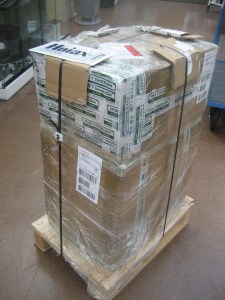 En palle epoxymerker til Fredrikstad