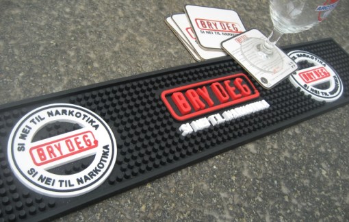 3D gummi/PVC barmatter