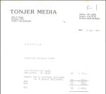 Tonjer Medias første faktura 16 mai 1985. Klikk for å se.